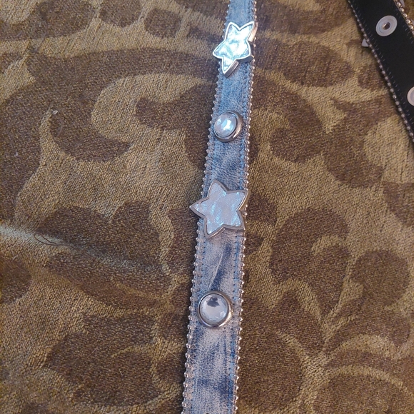 Vintage Leatherock Star Belt - Picture 3 of 5